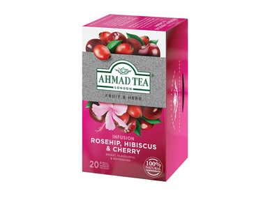 Ahmad Tea - Rosehip, Hibiscus & Cherry - 20 Tea Bags