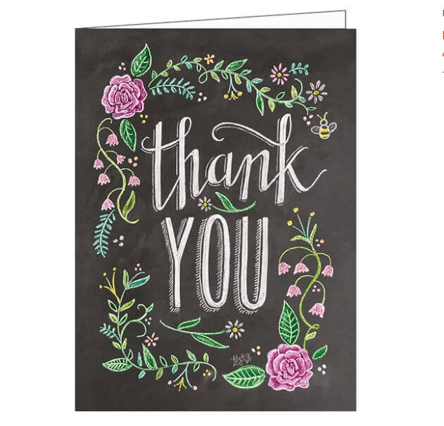 Lily & Val Thank You Card