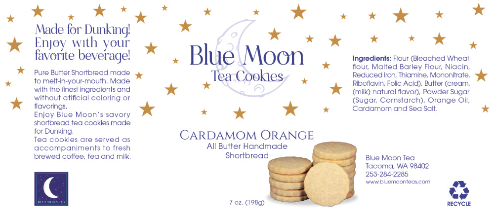 Cardamom Tea Cookies - Cardamom Orange Shortbread Cookies
