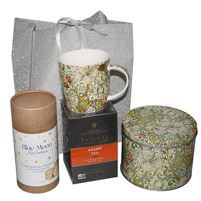 Tea Lover's Gift - William Morris Golden Lily Tea Cup Gift Set 