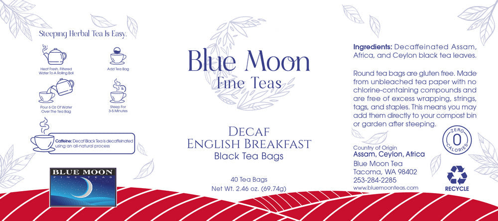 English Breakfast Decaf Tea Bags