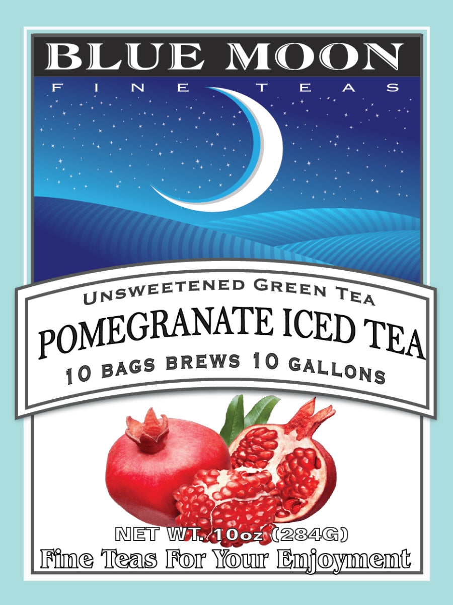 Pomegranate Green 1 Gallon Iced Tea Bags - 10 Pack - Ice Tea