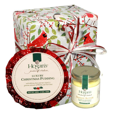 Luxury Christmas Pudding and Brandy Butter Gift Box