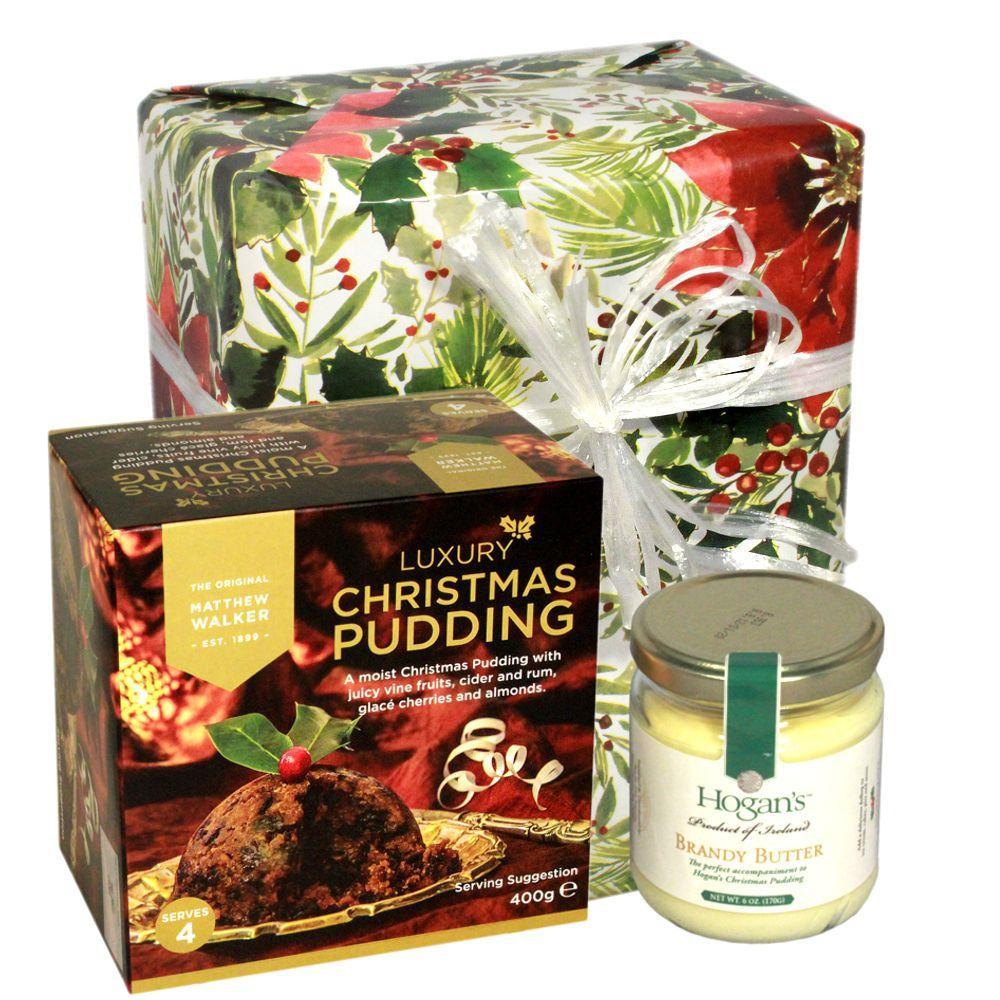 Christmas Pudding and Hard Sauce Holiday Gift Box