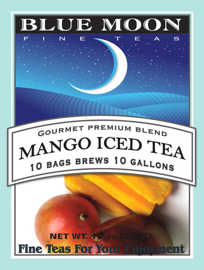Mango 1 Gallon Iced Tea Bags – 10 Pack - Mango Iced Tea Bags 