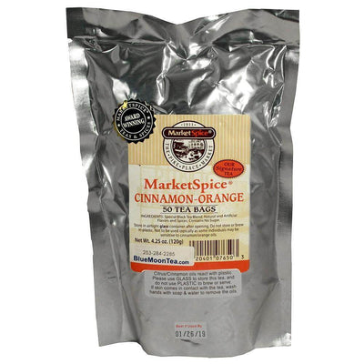 MarketSpice Cinnamon Orange Tea Bags – 50 Pack - Seattle MarketSpice Tea
