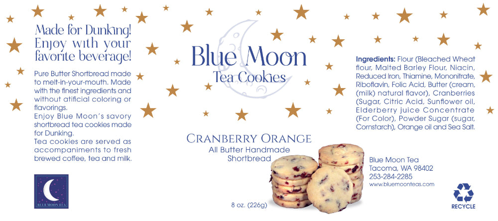 Cranberry Orange Cookies - Cookie Gift Delivery - Tea Cookies