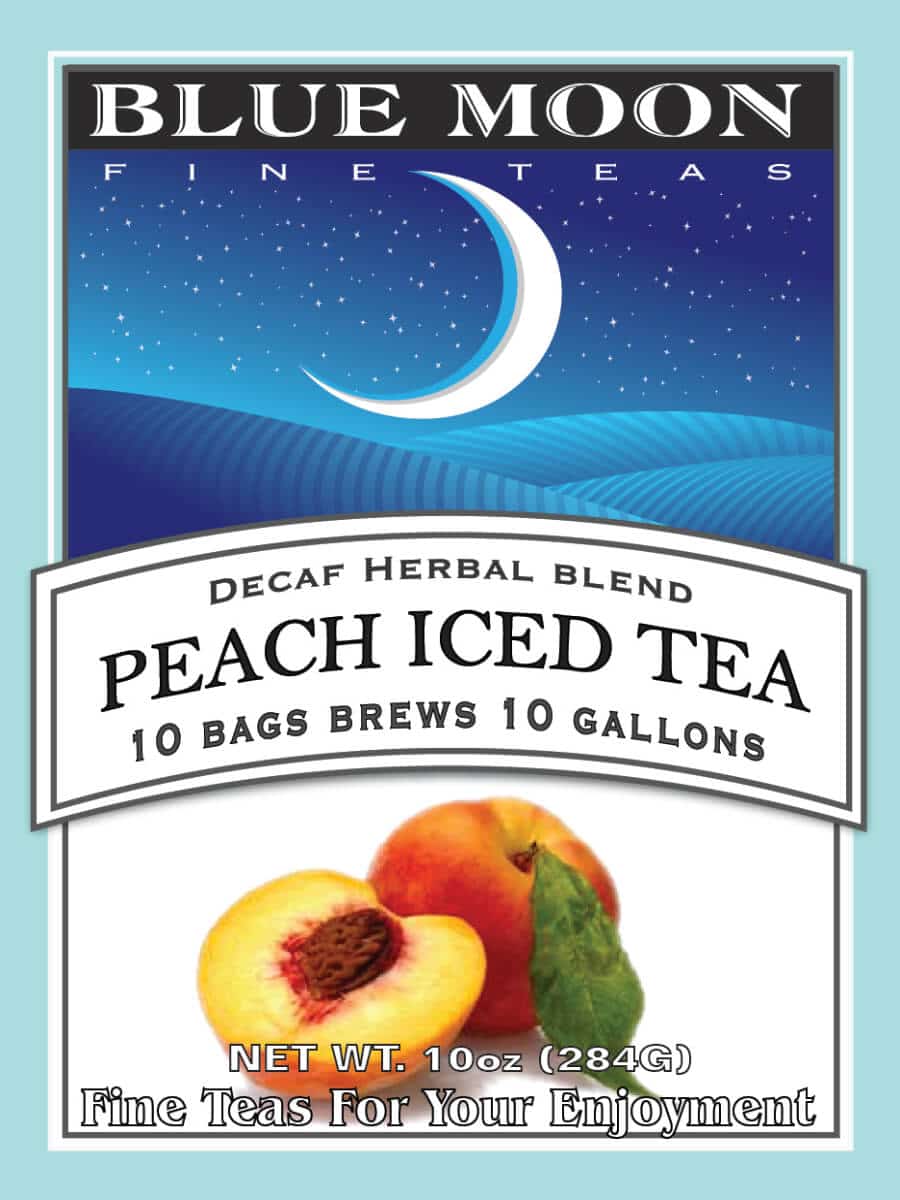 Peach Herbal 1 Gallon Iced Tea Bags - 10 Pack - Peach Ice Tea 