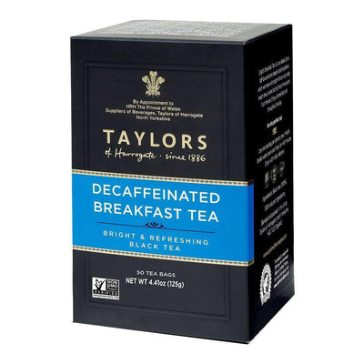 Taylors of Harrogate Tea Decaf Breakfast Tea Bags – 50’s Box