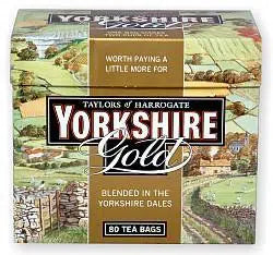 Yorkshire Gold Tea Bags – 80s Box