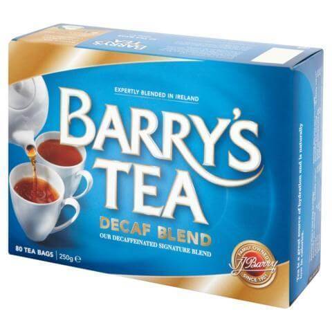 Barry’s Decaffeinated Tea – 80 Tea Bags - Irish Tea Bags