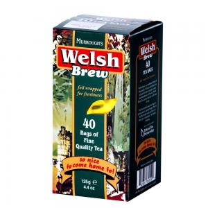 Welsh Brew Tea - 40 Tea Bags - Welsh Brew Black Tea For Sale