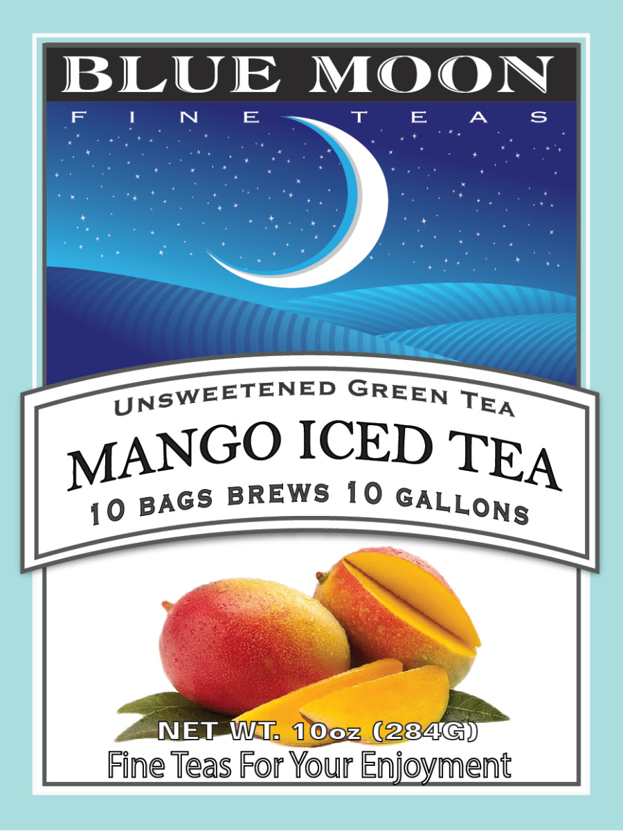 Mango Green 1 Gallon Iced Tea Bags - 10 Pack
