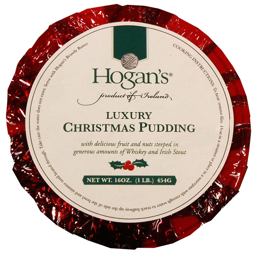 Irish Christmas Pudding & Hard Sauce Gift Basket