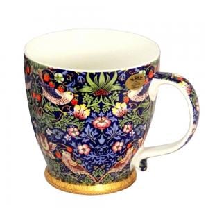 William Morris Strawberry Thief Tea Cup - 12 oz Tea Cup for Sale