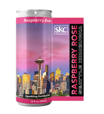 Seattle Kombucha Tea – Raspberry Rose Sparkling Kombucha