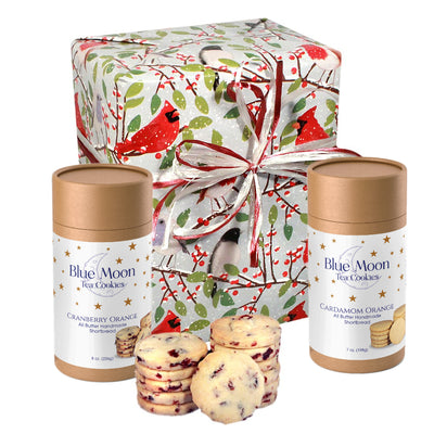 Cranberry & Cardamom Cookie Gift Box - Cookie Gift Delivery - Tea Cookies